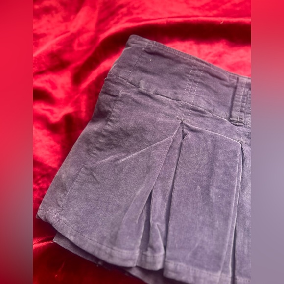 Free People Micro Mini Corduroy Skort Sz.6 - Picture 3 of 7